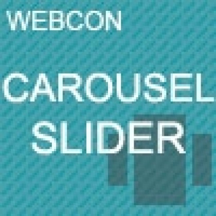 웹콘 Carousel 슬라이더 위젯